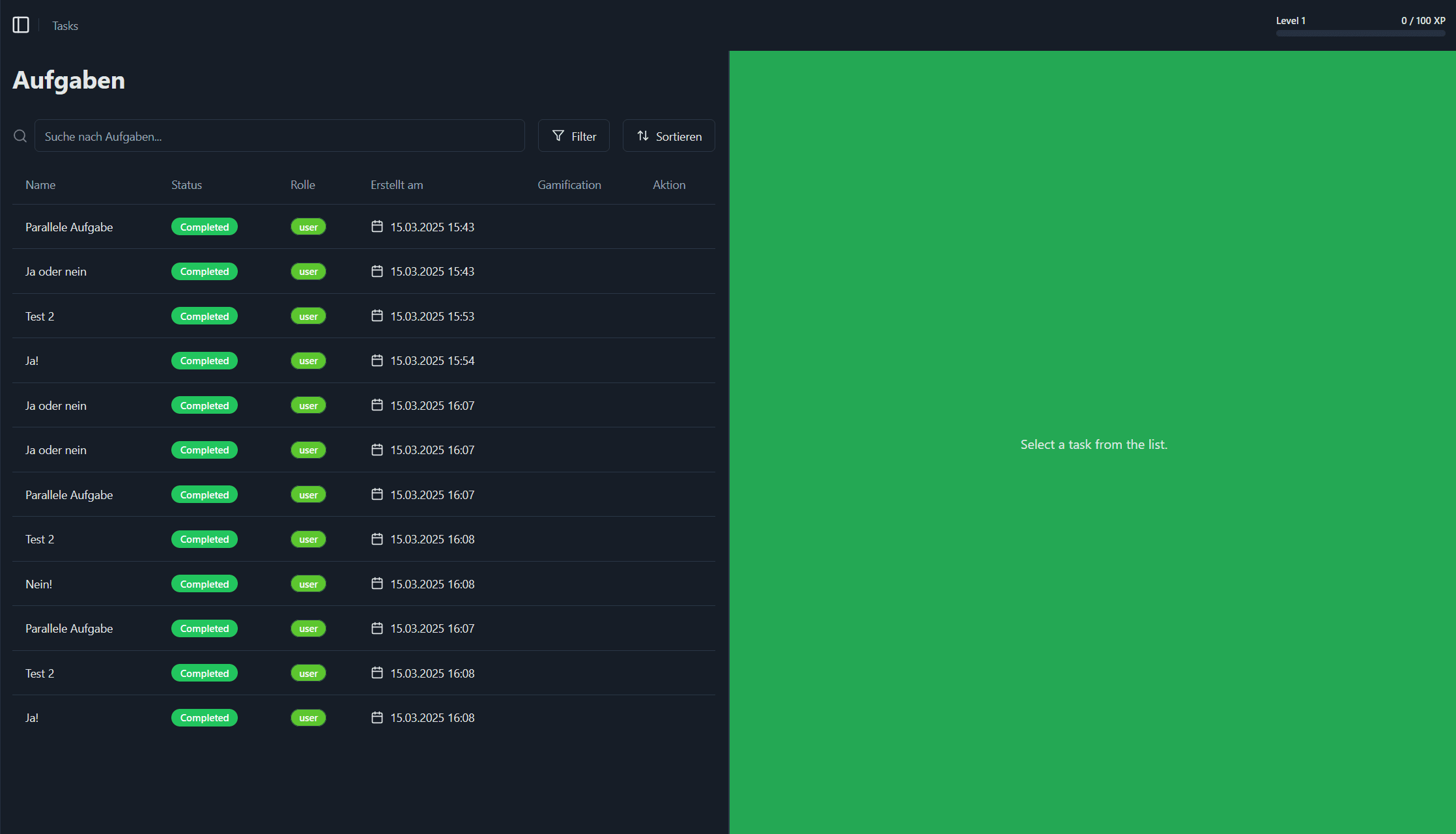 worklist overview
